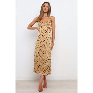 Petal & Pup Women's Azura Dress in Gold Size 6 / NWT $60